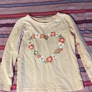 Girls long sleeve light pink